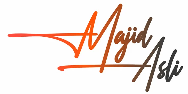 Majid Asli signature